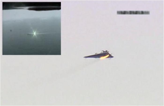 Chiếc UAV mục tiêu bị vũ khí Laser của Mỹ bố trí trên tàu chiến phát hiện, tiêu diệt